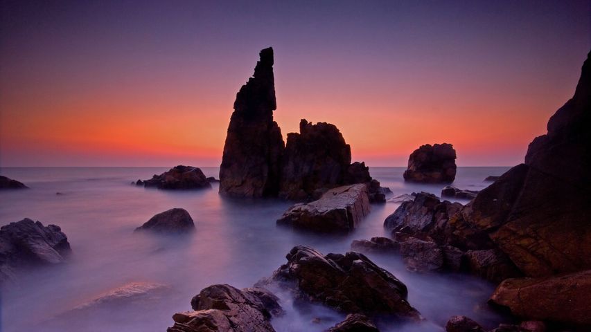 Arambol Beach in Goa, Indien