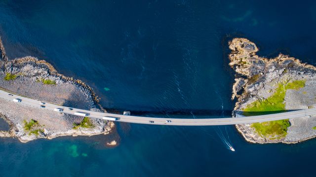 Storseisund-Brücke, Atlantikstraße, Norwegen
