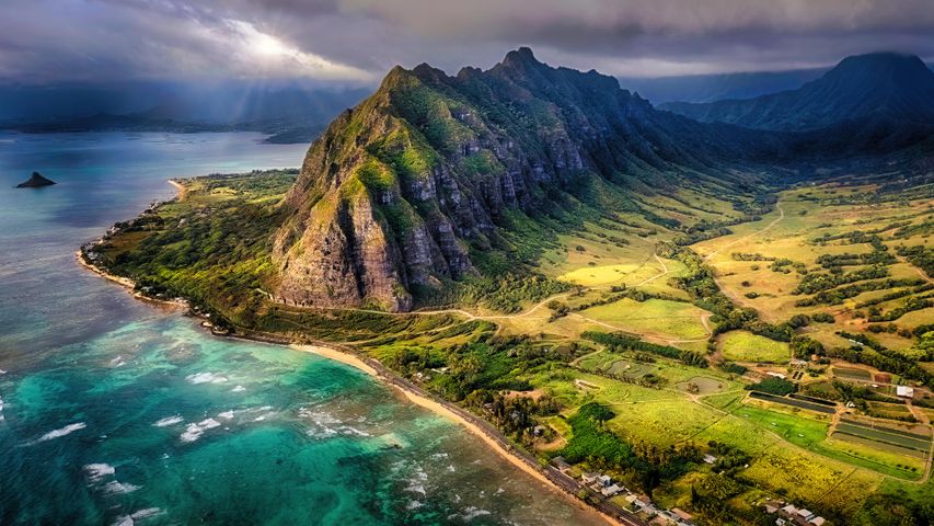 A volcano's vestige