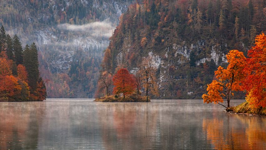 Königssee im Herbst, Berchtesgaden, Bayern