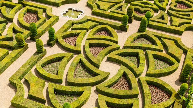 Formal Château de Villandry, Loire Valley, France