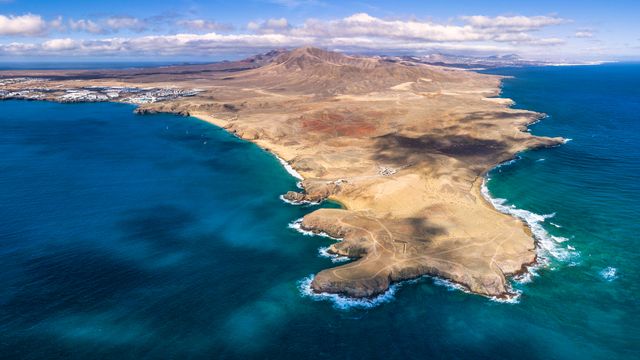 Playa del Papagayo, Lanzarote, Kanarische Inseln, Spanien