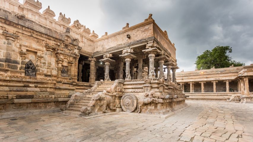 Airavatesvara Temple at Darasuram, Tamil Nadu, built by Chola kings