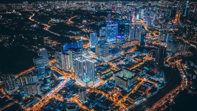 Night cityscape, Kuala Lumpur