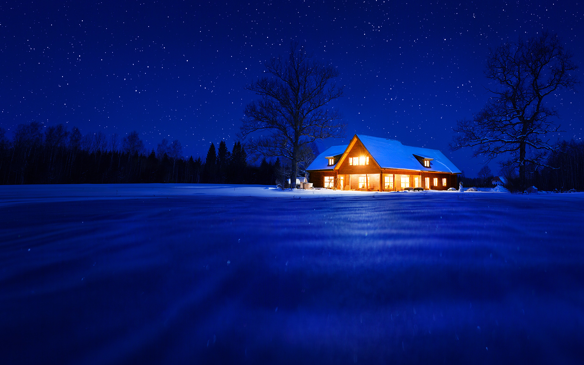 Warm Winter Nights Theme for Windows 10 | Free Wallpaper Themes