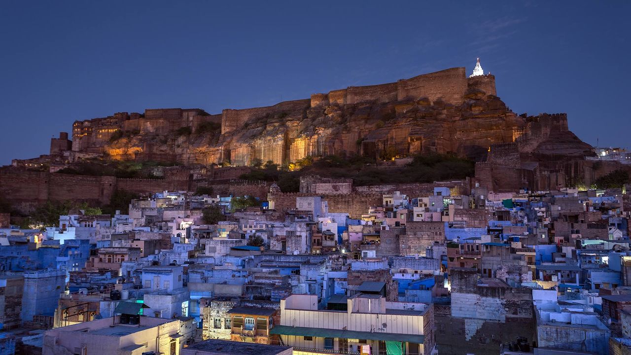 Mehrangarh Fort in Jodhpur old town
