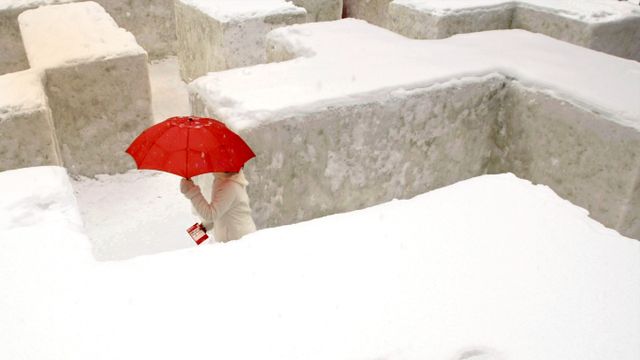 「雪の大迷路」北海道, 札幌