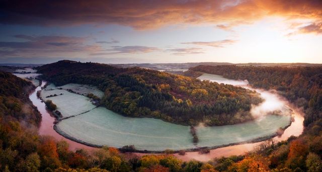 River Wye at Symonds Yat, Wye Valley, Herefordshire