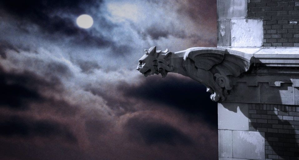 Gargoyle on building