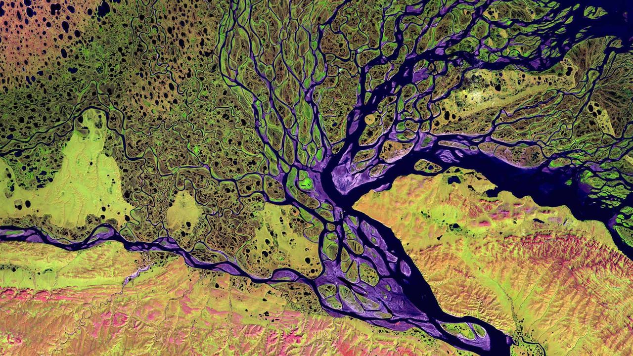 The Lena Delta Wildlife Reserve in Siberia, Russia 
