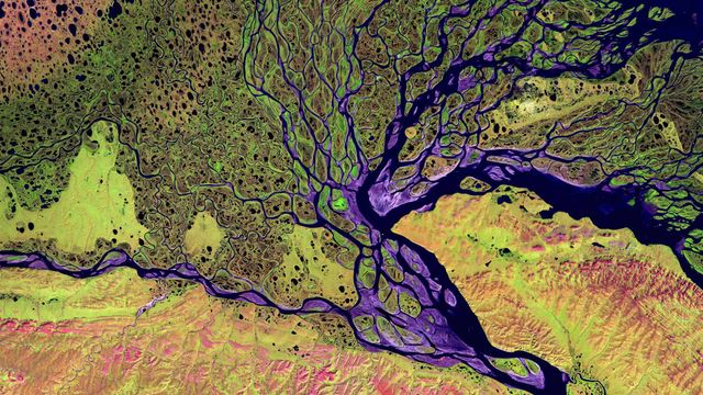The Lena Delta Wildlife Reserve in Siberia, Russia