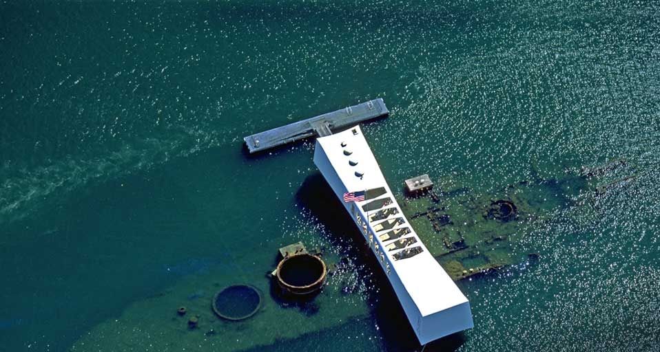 USS Arizona Memorial, Pearl Harbor, Honolulu, Oahu, Hawaii