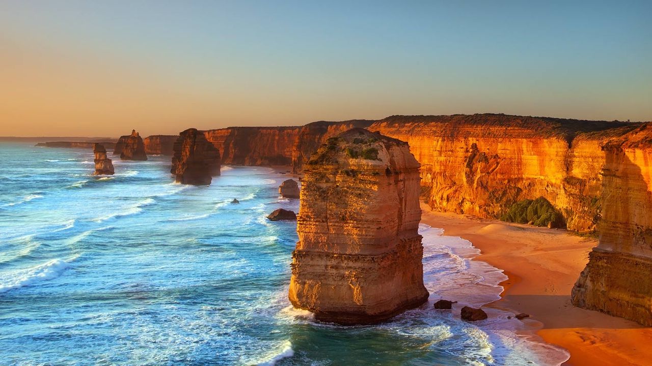 The Twelve Apostles near Port Campbell National Park in Australia