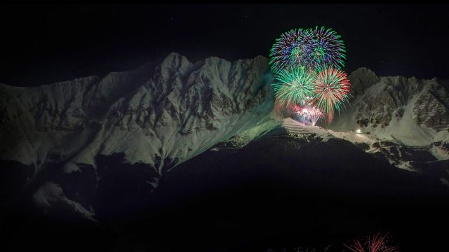 「ノルトケッテの花火」オーストリア, インスブルック