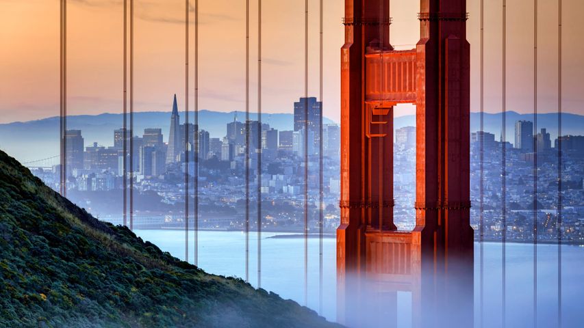 The Golden Gate Bridge in San Francisco, USA 