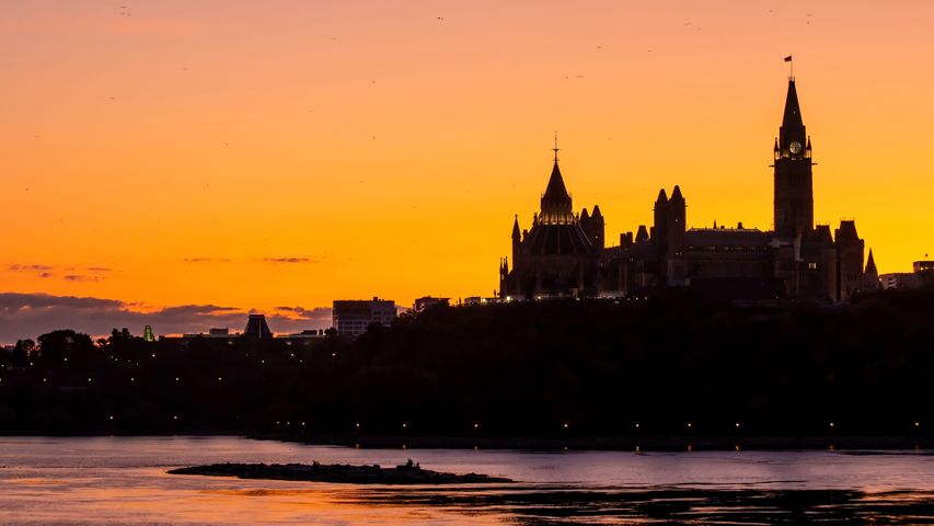 Parliament Hill in Ottawa, Ontario