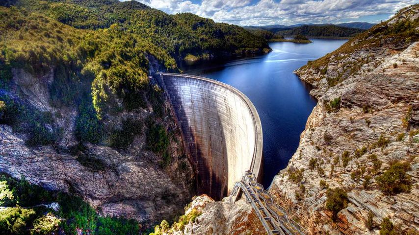 Gordon Dam, Tasmania, Australia