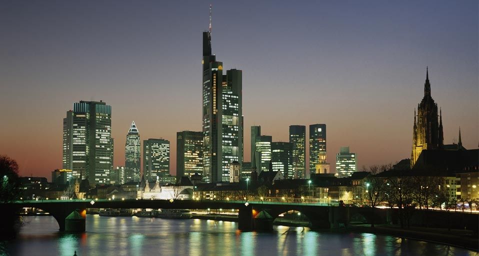 ｢フランクフルトの夕景｣ドイツ, フランクフルト