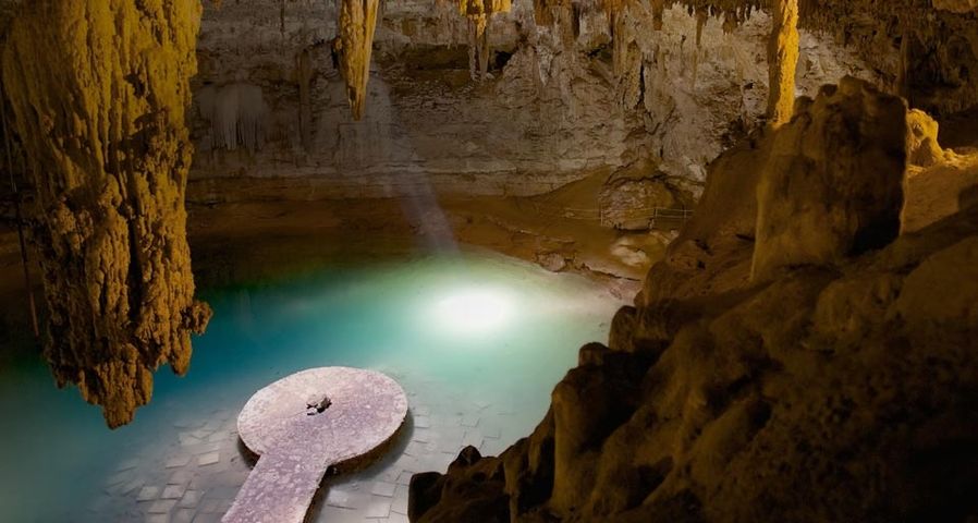 Underground river and cenote on the Yucatán Peninsula, Mexico