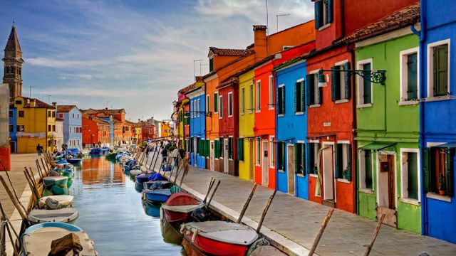Burano, Lagune von Venedig, Italien