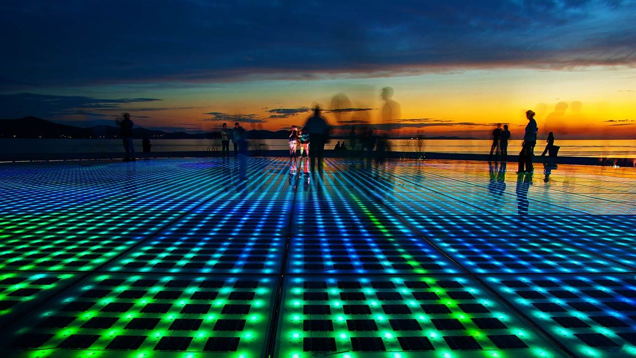 ‘Greeting to the Sun’ installation by Nikola Bašić, Zadar, Croatia