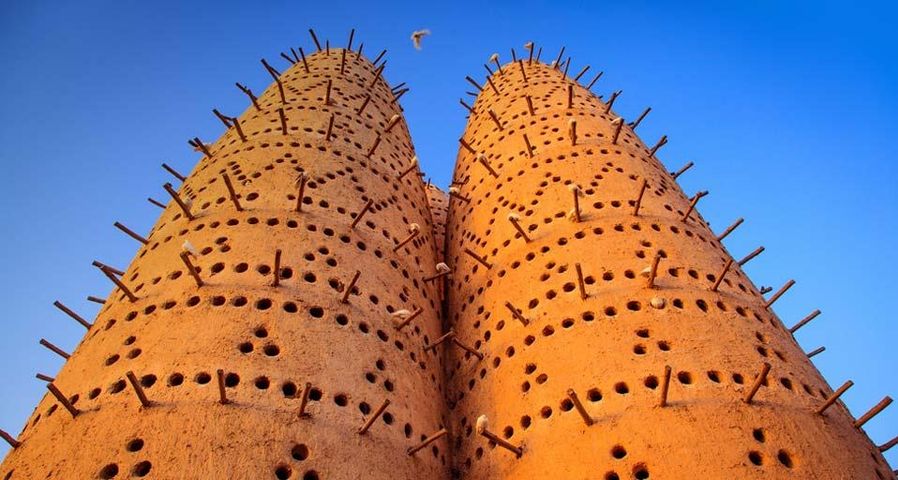 Dovecotes in the Katara Cultural Village in Doha, Qatar