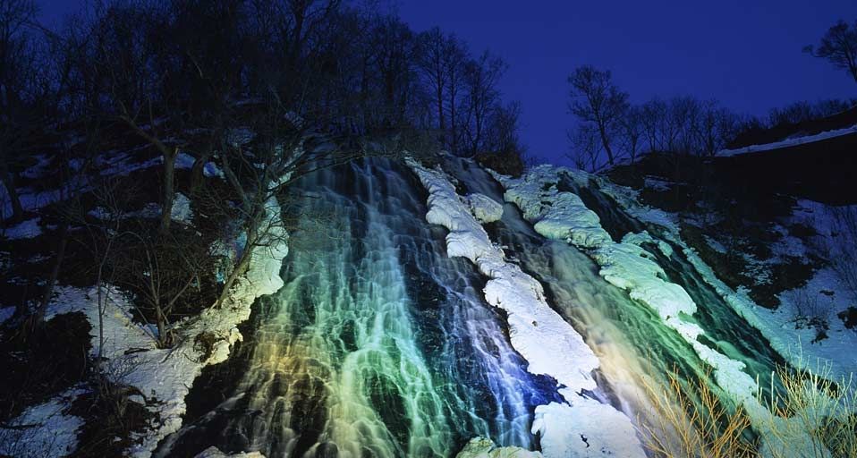 ｢オシンコシンの滝｣北海道, 斜里町