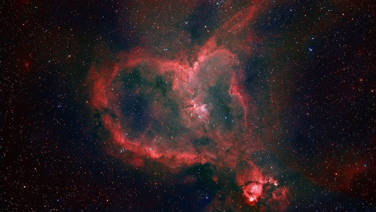 IC 1805, la nébuleuse du Cœur