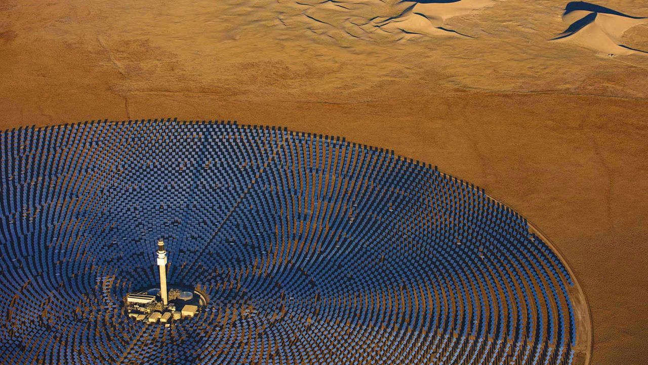 Crescent Dunes Solar Energy Project Photos Crescent Dunes Solar Energy Project Photos