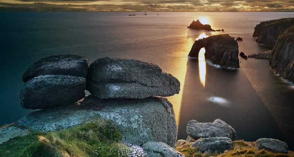 Land’s End in Cornwall, England