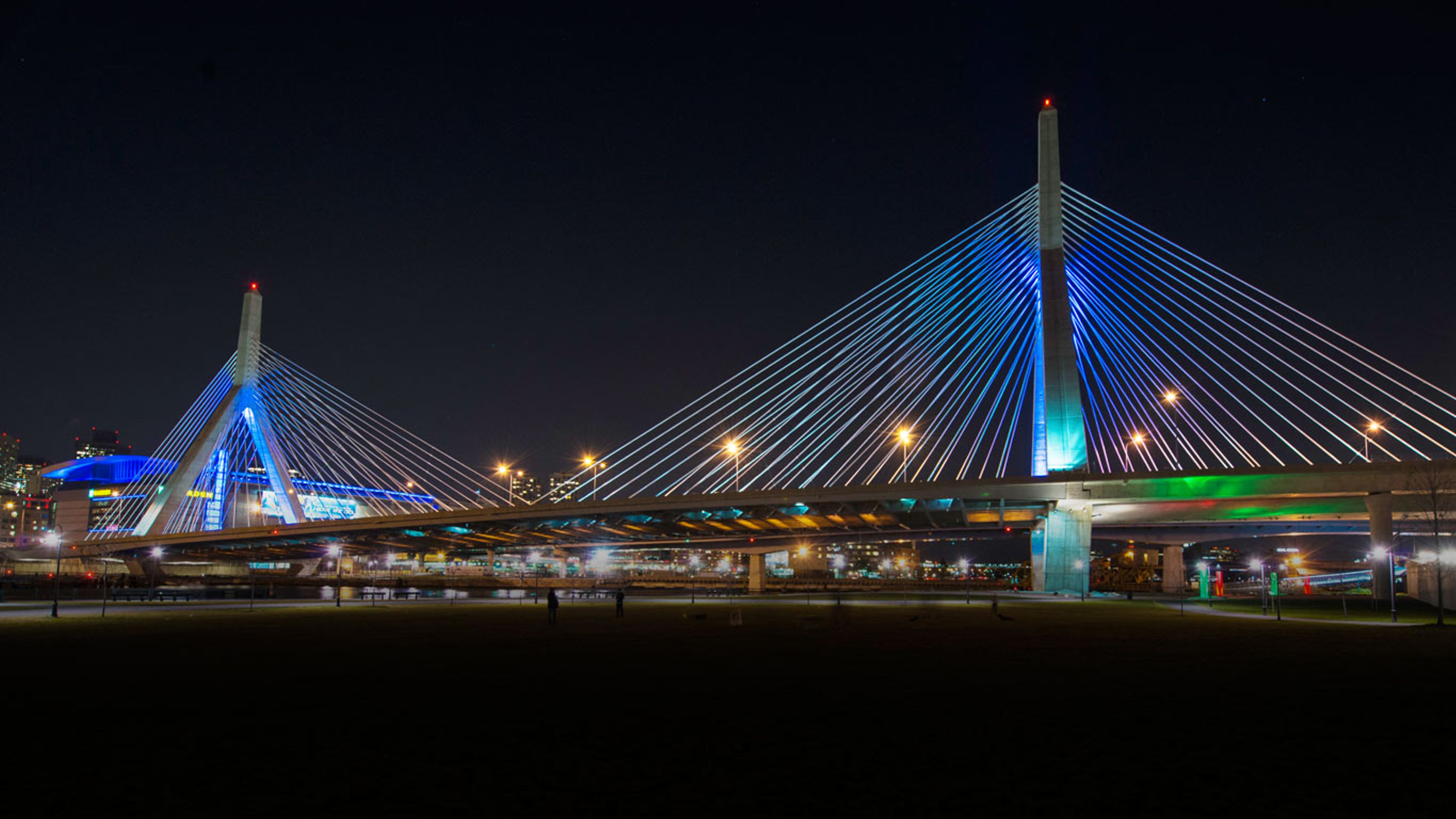 Leonard P Zakim Bunker Hill Bridge Boston Massachusetts USA Bing Leonard P Zakim Bunker Hill Bridge Boston Massachusetts USA Bing