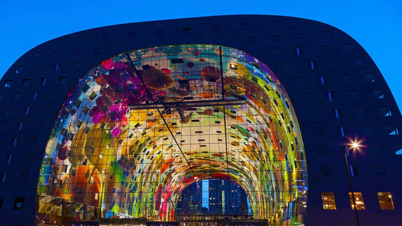 Markthal de Rotterdam, Pays-Bas 