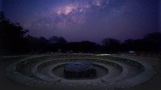 The Hoba meteorite near Grootfontein, Namibia