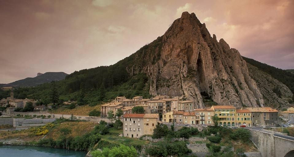 Village de Sisteron, département des Alpes-de-Haute-Provence, PACA