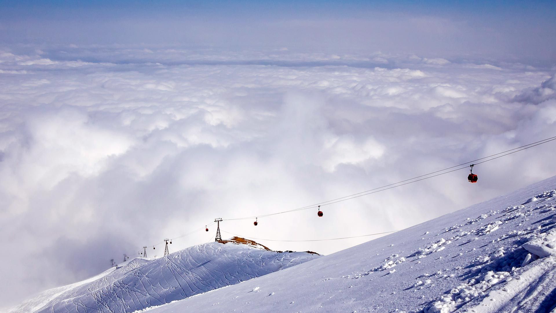 The Gulmarg cable cars in the Himalayas Peapix