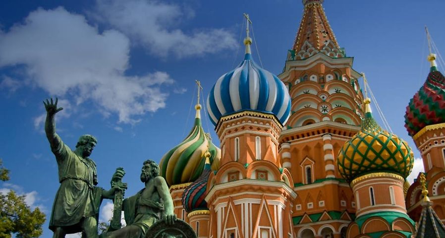 莫斯科红场上著名的大教堂