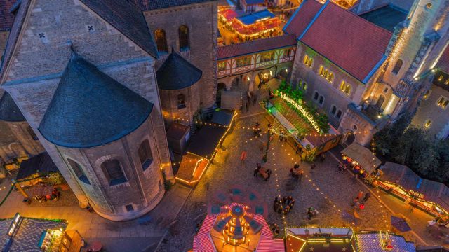 Christmas market in Braunschweig, Germany