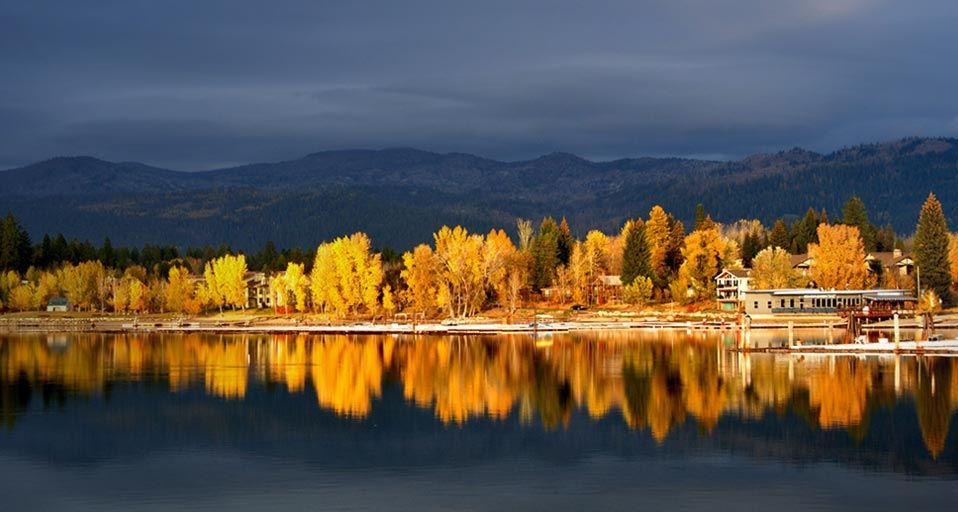 Shore of Payette Lake near McCall, Idaho