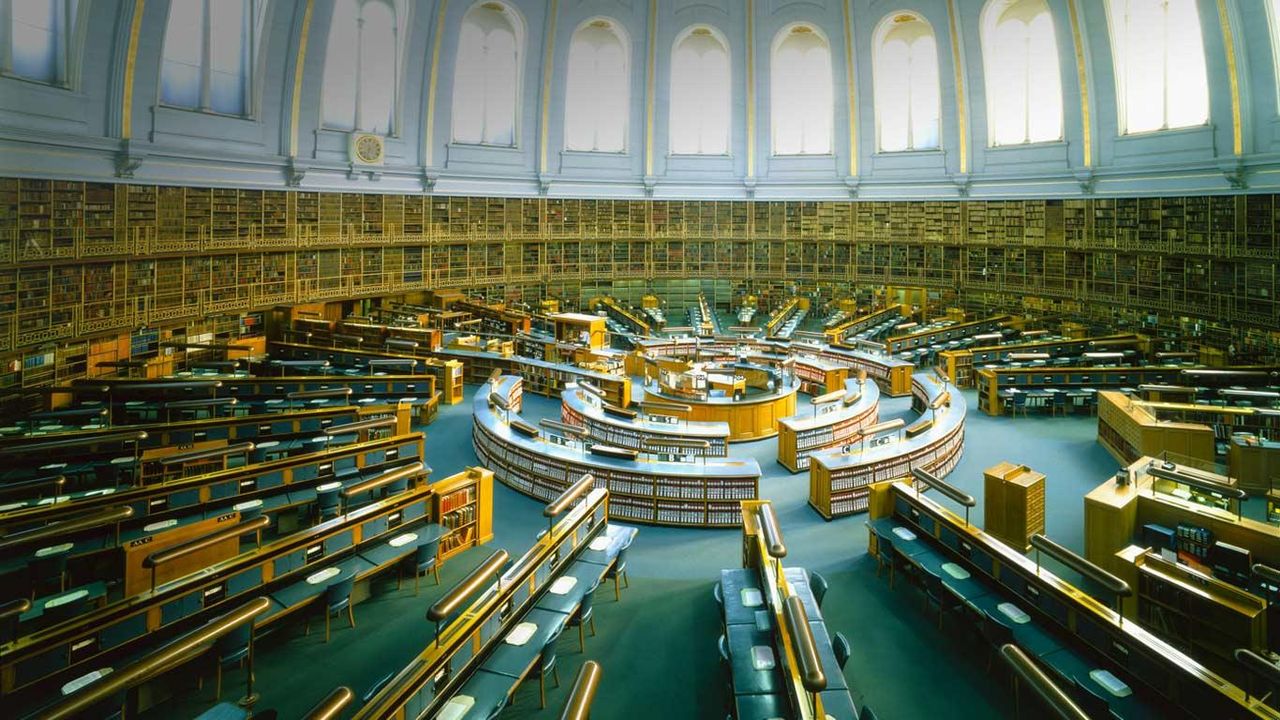 British Museum Reading Room, Bloomsbury, London, England