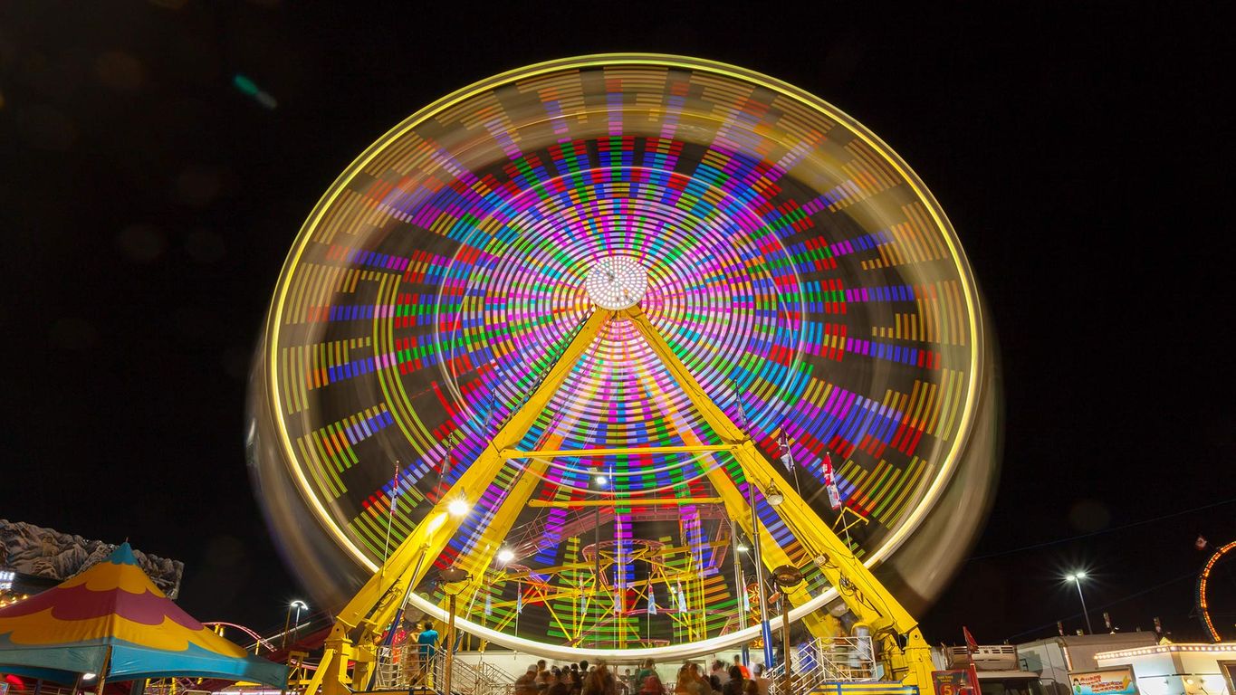 The Giant Wheel ride at the Canadian National Exhibition (CNE), Toronto ...