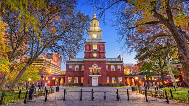 Independence Hall in Philadelphia, Pennsylvania