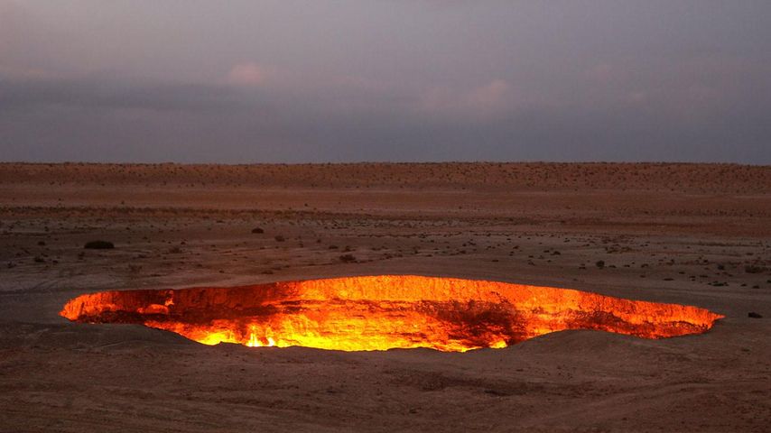 The "Door to Hell", Kara-kum desert, Turkmenistan