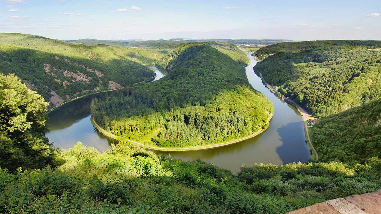 Große Saarschleife bei Mettlach, Saarland, Deutschland 