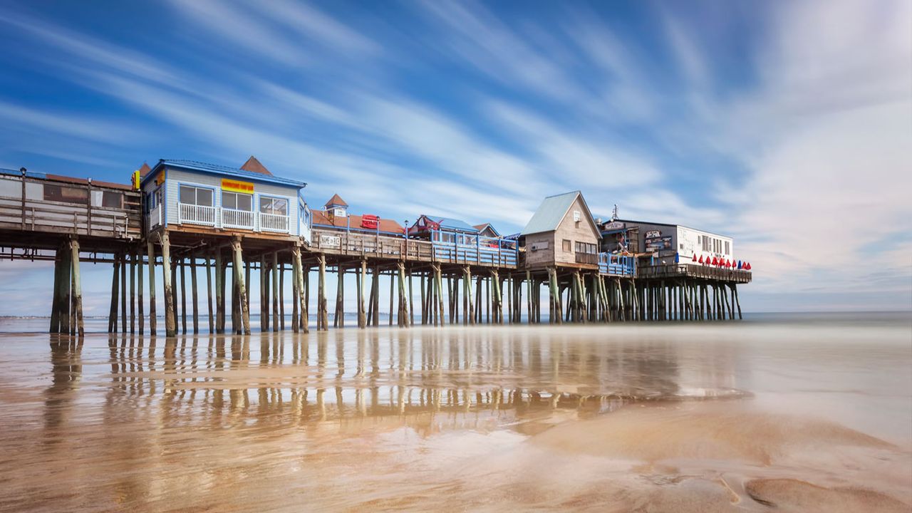 Pier at Old Orchard Beach, Maine