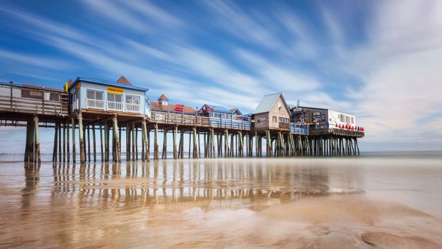 Pier at Old Orchard Beach, Maine
