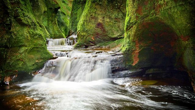 Finnich Glen in Stirlingshire, Scotland