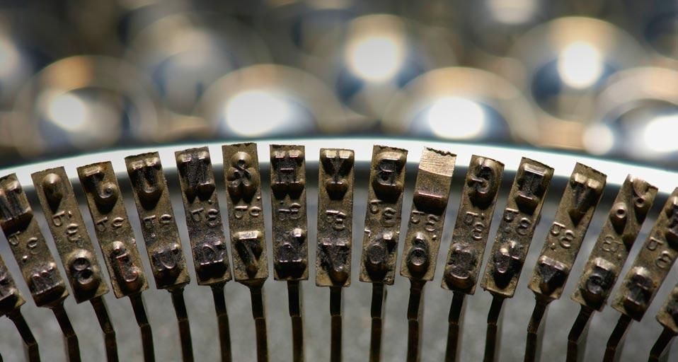Typewriter typebars