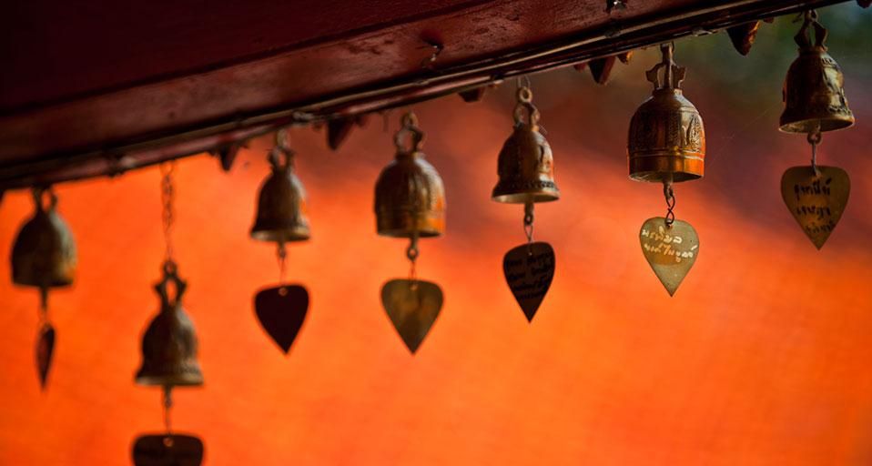Temple bells and chimes, Chiang Mai, Thailand