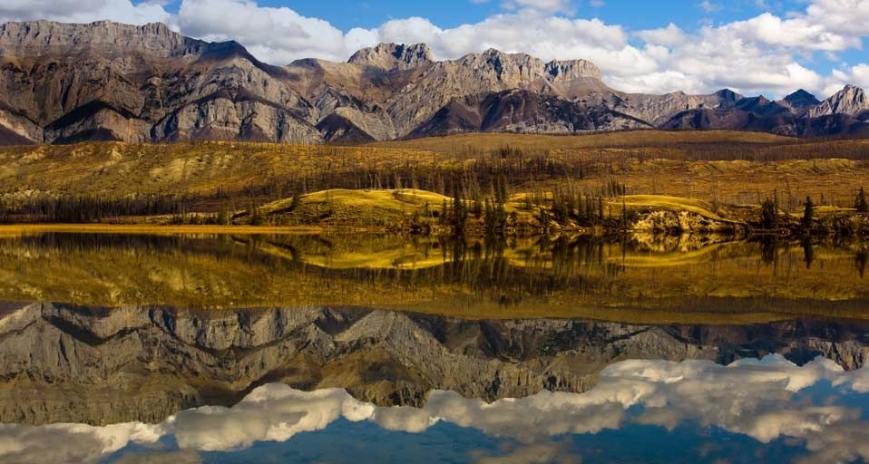 Talbot Lake in Athabasca River Valley, Jasper National Park, Alberta, Canada