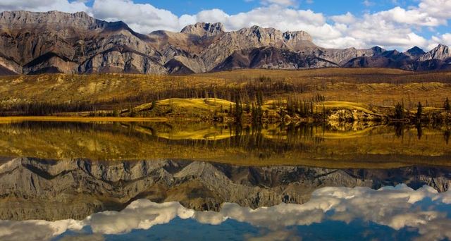 Talbot Lake in Athabasca River Valley, Jasper National Park, Alberta, Canada